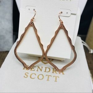Christmas Sale: Kendra Scott Sophee Earrings Rose Gold color